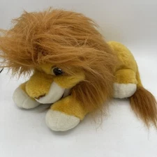 Disney Lion King Roaring Simba Plush Puppet Stuffed Animal Vintage 1993 Mattel