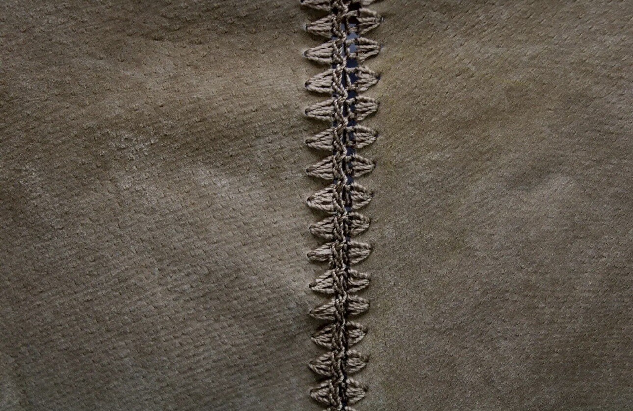 Suede Essentials Brown Patchwork Button Shirt Jac… - image 11