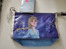DISNEY Store FROZEN 2 Elsa  The Water Nokk Pencil CASE Makeup BAG Zip Pull NEW