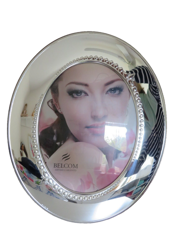 NIB Belcom Abitare L'Argento Collection 14" by 11" Silver Frame Made IN Italy