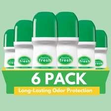 Avon Feeling Fresh Deodorant Antiperspirant Roll-On, 2.6 fl. oz (Pack of 6)