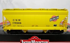 Intermountain HO Scale CNW Chicago North Western ACF 2 Bay Covered Hopper NOS