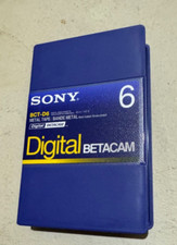 Sony BCT-D6 Digital Betacam Tape