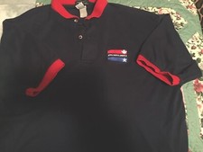 Apple North America Computer Shirt Mens Large Blue And Red Vintage Vtg