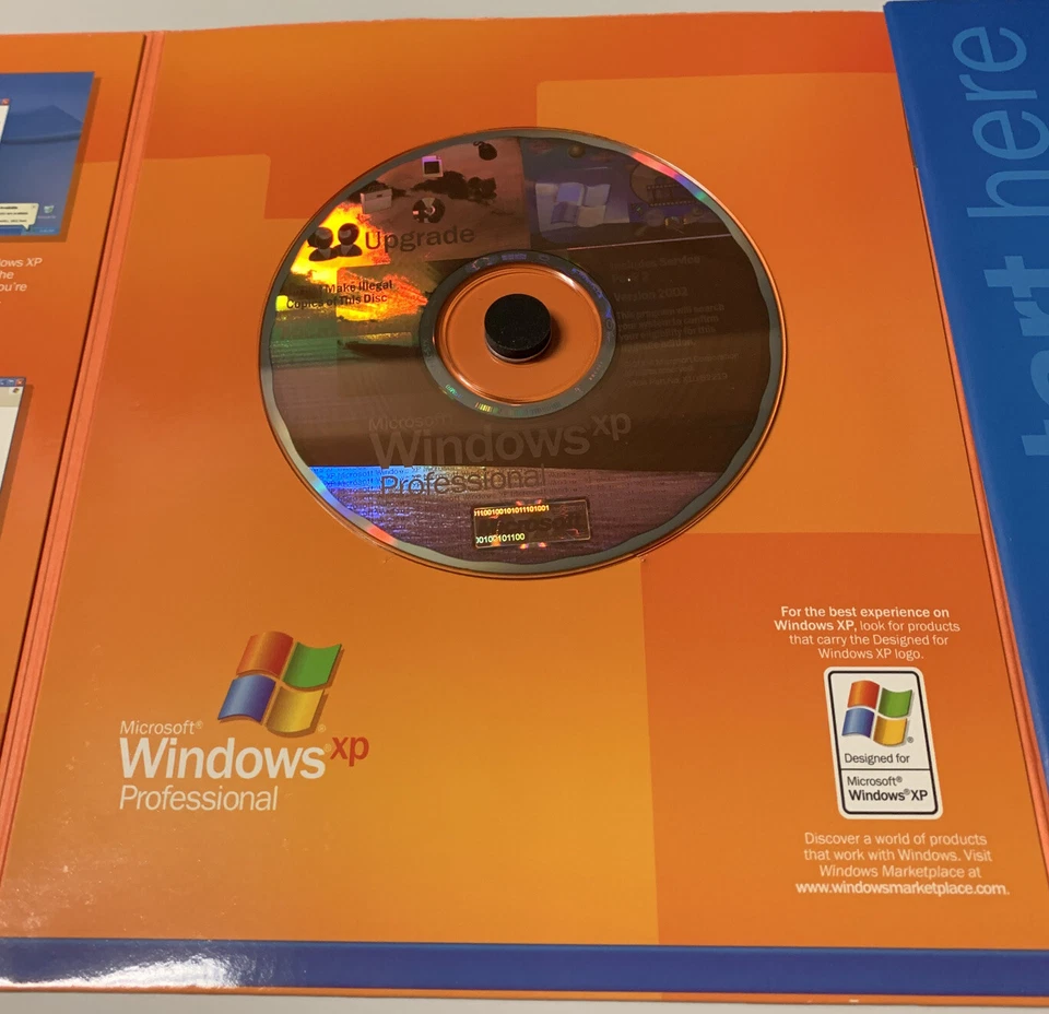 MICROSOFT WINDOWS XP PROFESSIONAL w/SP2 FULL OPERATING SYSTEM MS WIN PRO - Image 4 of 4