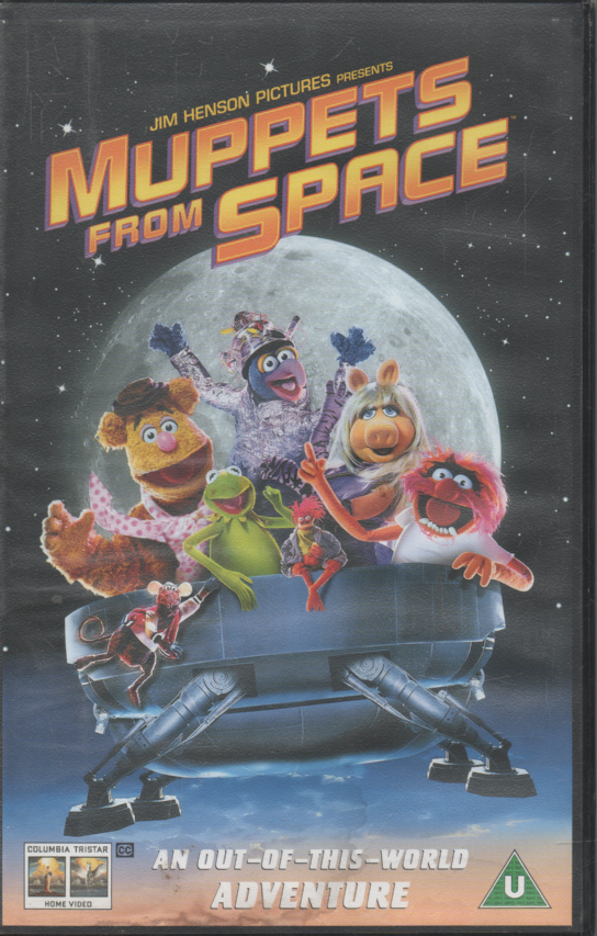 JIM HENSON MUPPETS FROM SPACE LARGE CASE VHS VIDEO