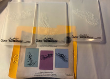 Sizzix Tim Holtz Embossing Folders - Rare - French Connection Set