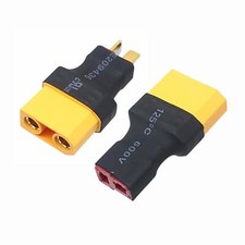 Deans T Style Plug to XT90 Female Male Connector Adapter for RC Bat Charger ESC