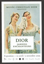 Granville Brigitte Bardot Non-Postal Postcard - Dior, Enchanting Gardens