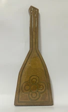 Carved wood guitar Epoxy Handmade brown art unique