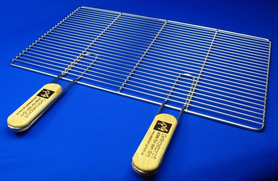 GRILLROSTPROFI Grillrost Edelstahl Edelstahlgrillrost Grill rostfrei Grillgitter m. GRIFFEN