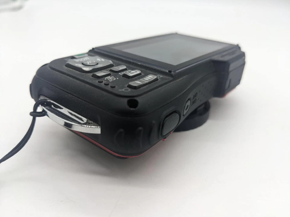 Pentax Optio WG-10 Waterproof 14MP Digital Camera Red + SD Card, Charger, & Case - Image 4 of 4