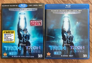 Disney Tron Legacy 2 Movie 3d Blu Ray Dvd Digital Copy Combo Pack With Slipcover Ebay