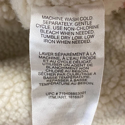 Chaqueta Woolrich Chore Para Hombres L Marrón Lona Sherpa Forrada Pana Cuello Granero Abrigo - Imagen 15 de 16