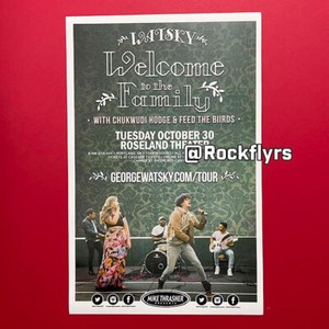 WATSKY 2018 Concert Promo 11x17 Street Poster. Portland OR