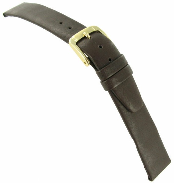 Speidel Watch Band 19mm Mens Brown Classic Calfskin Leather for sale