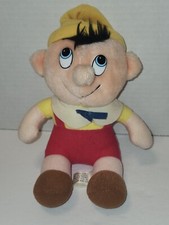 Vintage Walt Disney's Productions Classic Pinocchio Plush Stuffed Doll Toy 8"