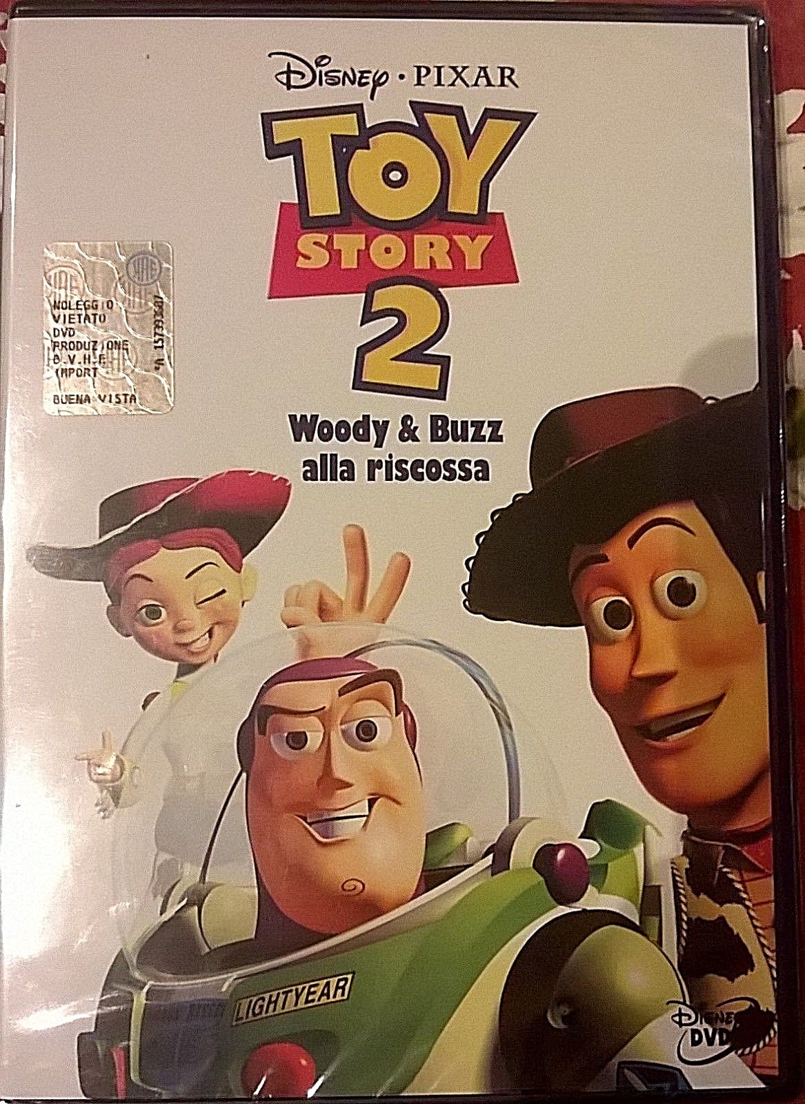 TOY STORY 2 - DVD Walt Disney NUOVO OLOGRAMMA TONDO