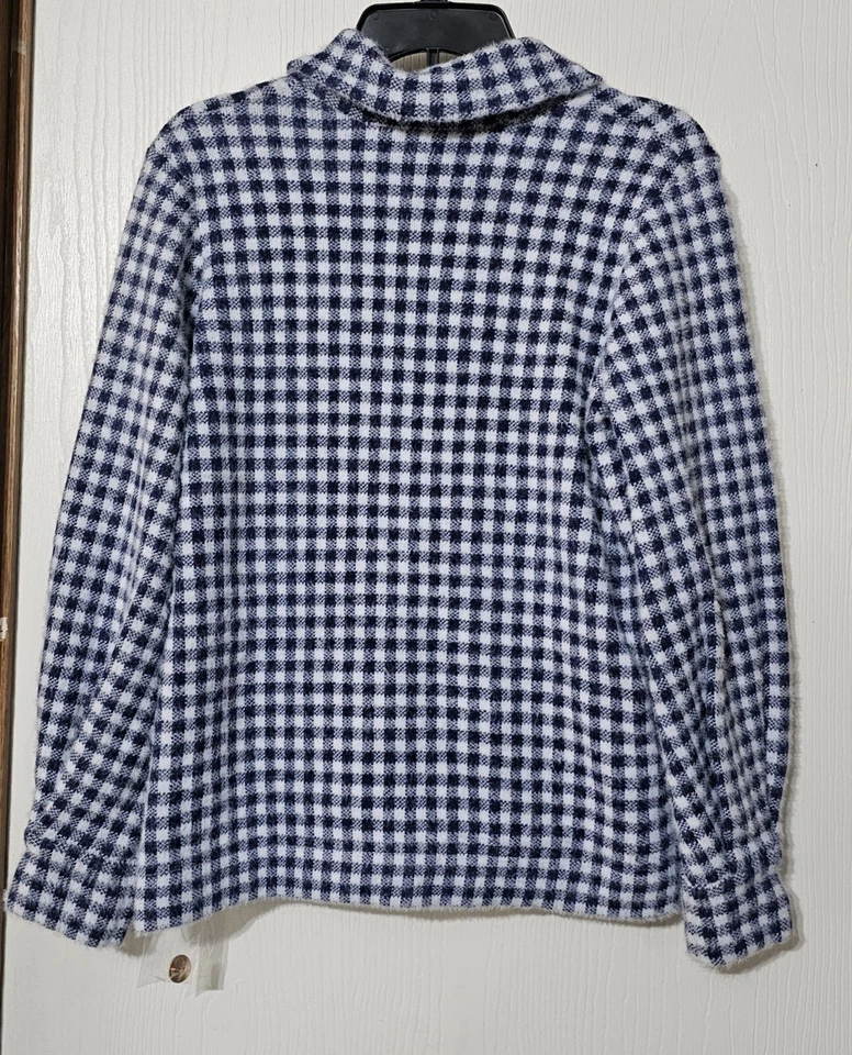 Chaqueta para mujer Max Studio polar con botones delanteros talla mediana nueva con etiquetas Foto 2 de 4