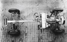 Cars 1935 audi 225 front roadster chassis 1 Desk Mat Stitched