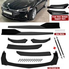 For Hyundai Elantra Front Rear Bumper Lip Spoiler Splitter Body Kit Side Skirt
