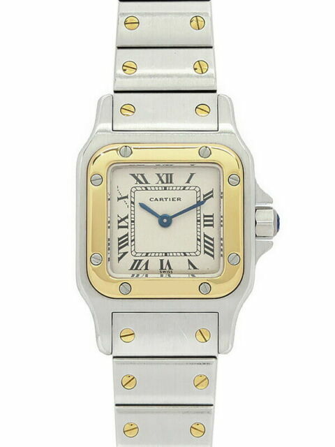 Cartier Santos White Women's Watch 
