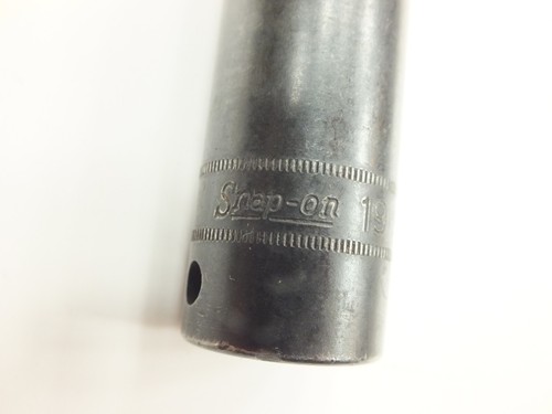 SNAP-ON TOOLS 1/2" DRIVE 19MM DEEP METRIC 6 POINT IMPACT SOCKET - USA - SIMM190 - Picture 2 of 5