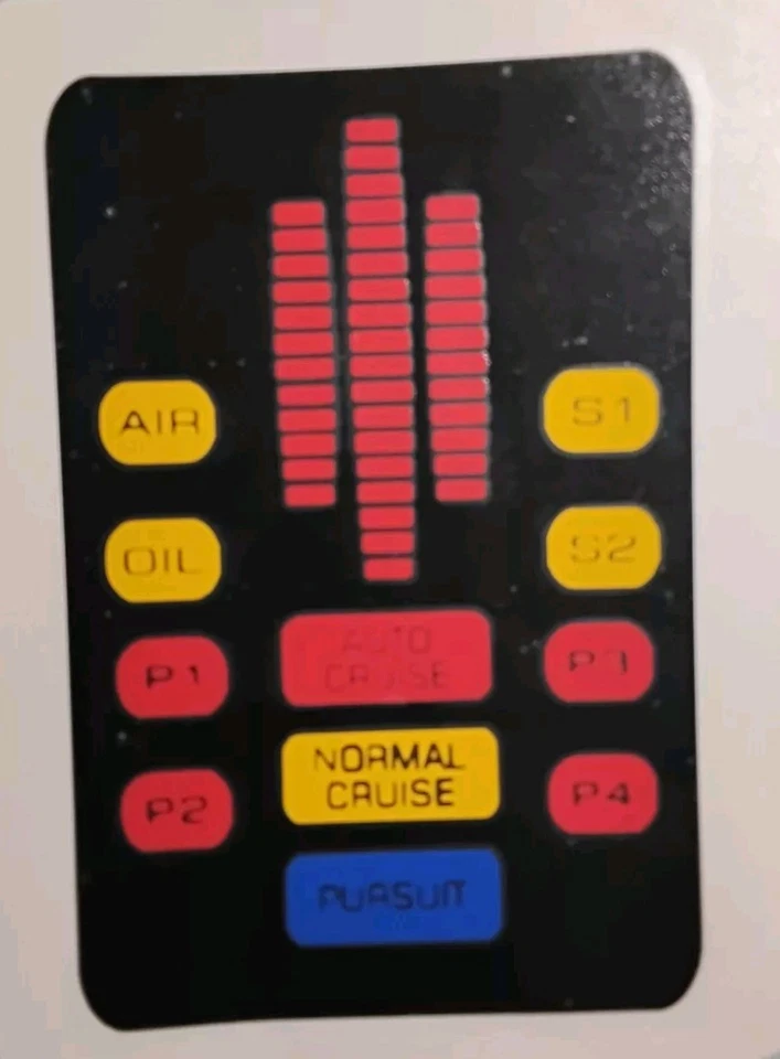 KNIGHT INDUSTRIES Multi Color Voice Box Sticker • Knight Rider • KITT Custom 4x6 - Image 2 of 4