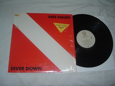 VAN HALEN Diver Down '82 SHRINK !!! + HYPE STICKER !! US 1st Los Angles pr NMint