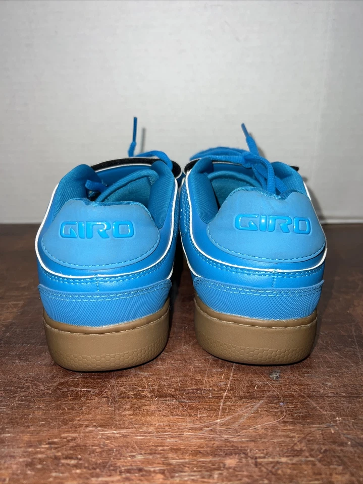 Giro Chamber Men's Mountain Biking Shoes Size 6.5 US 39 EU Blue/Gum 2 Bolt Lace - Image 2 of 4