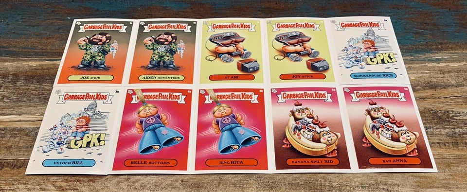 2023 TOPPS GARAGE PAIL KIDS “We Hate The 70’s” Waves 1-6 COMPLETE 60 CARD SETS - Image 3 of 4