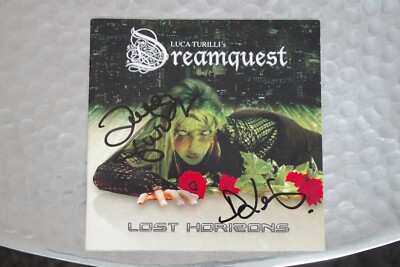 Luca Turilli's Dreamquest - Lost Horizons CD Album signed / autograph / signiert