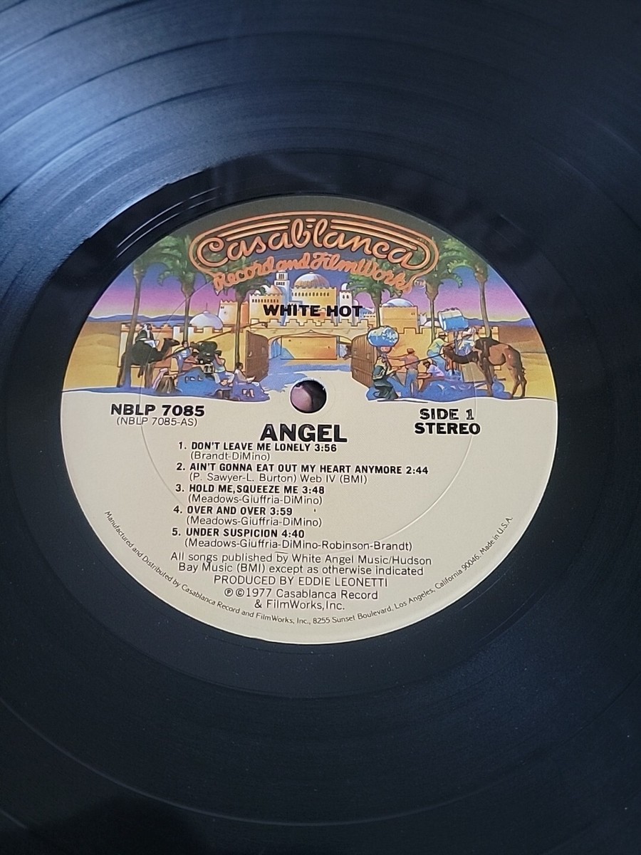 Angel Gregg Giuffria SIGNED White Hot LP Rock 1977 Record Casa