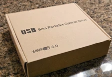 External USB Slim Portable DVD-RW CD-ROM Optical Drive USB 2.0 PCMCIA NEW IN BOX