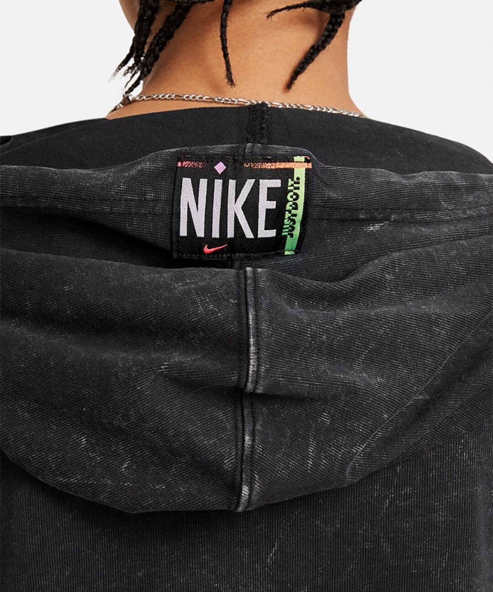 nike sportswear essential collection women's washed fleece hoodie