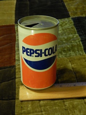 PEPSI-COLA ~ Pull-Tab Soda Pop Can {Holland} ''Limonade Met Cola'' Vtg Ltd HTF