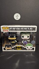 Funko POP Caballero Blanco Batman y Caballero Blanco El Guasón Paquete de 2 Exclusivo
