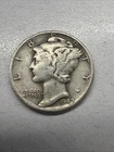 1942 Mercury SILVER DIME ACTUAL Coin Get Today/Save/Fill Your Collection Vfine
