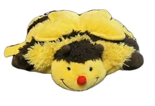2010 Pillow Pet Pee Wee Bumbly Bumble Bee Yellow & Brown Animal Plush 