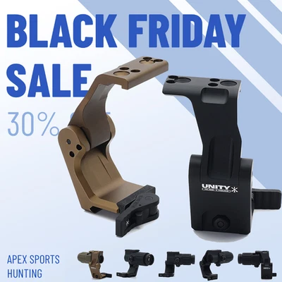 APEX SPORTS UNITY TACTICAL FAST FTC V2 Magnifier Mount with QD Lever , 2.26 inch，Black/FDE