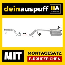 Auspuffanlage für Spacetourer Jumpy Traveller Expert Proace 1.6 Auspuff M060