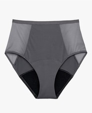 Thinx Period Underwear Leakproof Hi-Waist Slate Large NEW