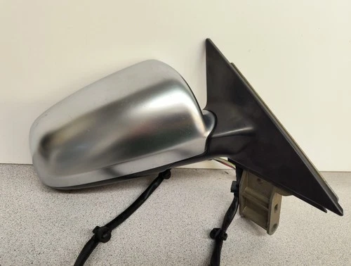 2004-2009 AUDI S4 Convertible Passenger Right RH ALUMINUM SILVER DOOR MIRROR OEM