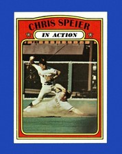 1972 Topps Set-Break #166 Chris Speier Ia NR-MINT *GMCARDS*