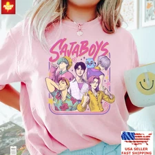 Trending Saja Boys Kpop Demon Hunters Tee Gift for Women Huntrix Pin Jinu Rumi