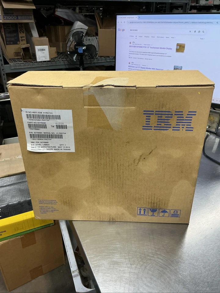 NEW IBM TOUCH SREEN MONITOR DISPLAY PT# 50Y6690 FREE SHIPPING  - Image 2 of 4
