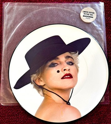 MADONNA LA ISLA BONITA PICTURE DISC UK True Blue  PROMO HYPE LP 12'' VINYL RECORD