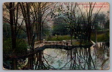 Old Mill Dam Moshassuck Brook Lincoln Pawtucket R.I. Rhode Island Postcard L6