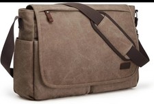 S-ZONE Large Men's Messenger Bag Crossbody Shoulder Bags 15.6Inch Laptop
