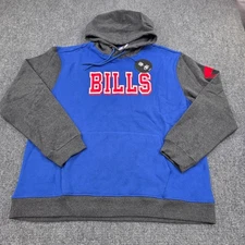 NFL X DARIUS RUCKER Buffalo Bills Men's Hoodie - XL Colorblock NWT
